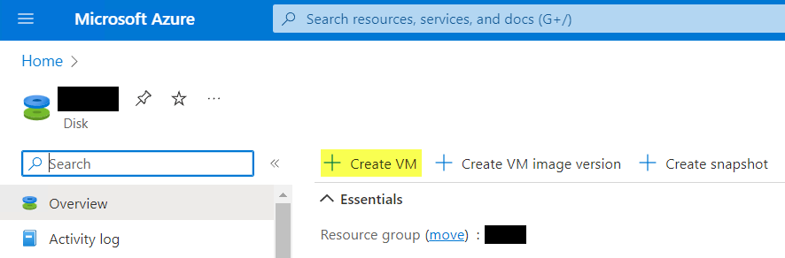 Create VM