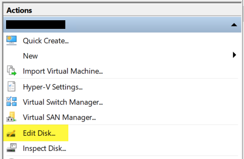 Edit Disk...