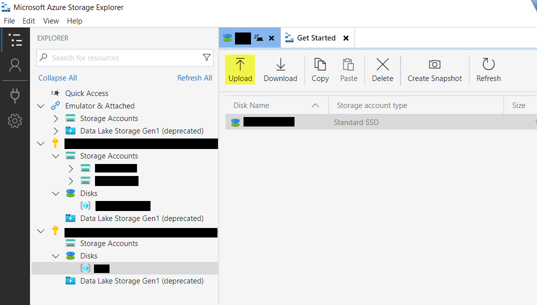Microsoft Azure Storage Explorer