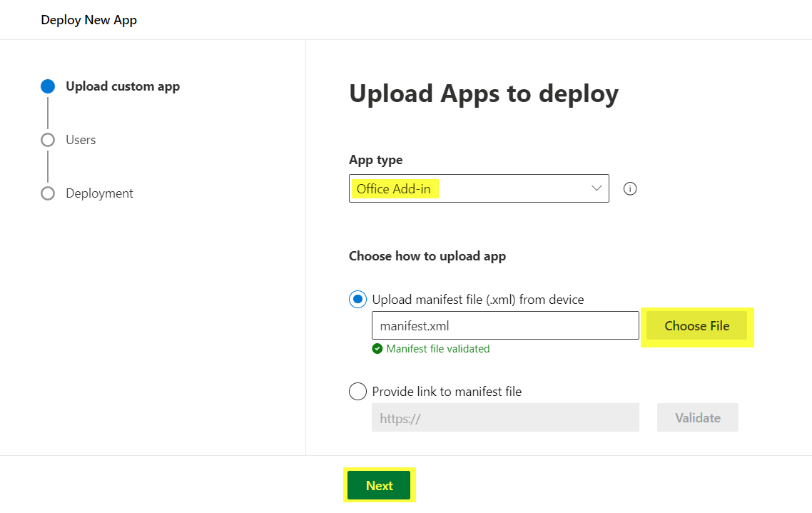 Upload Office App