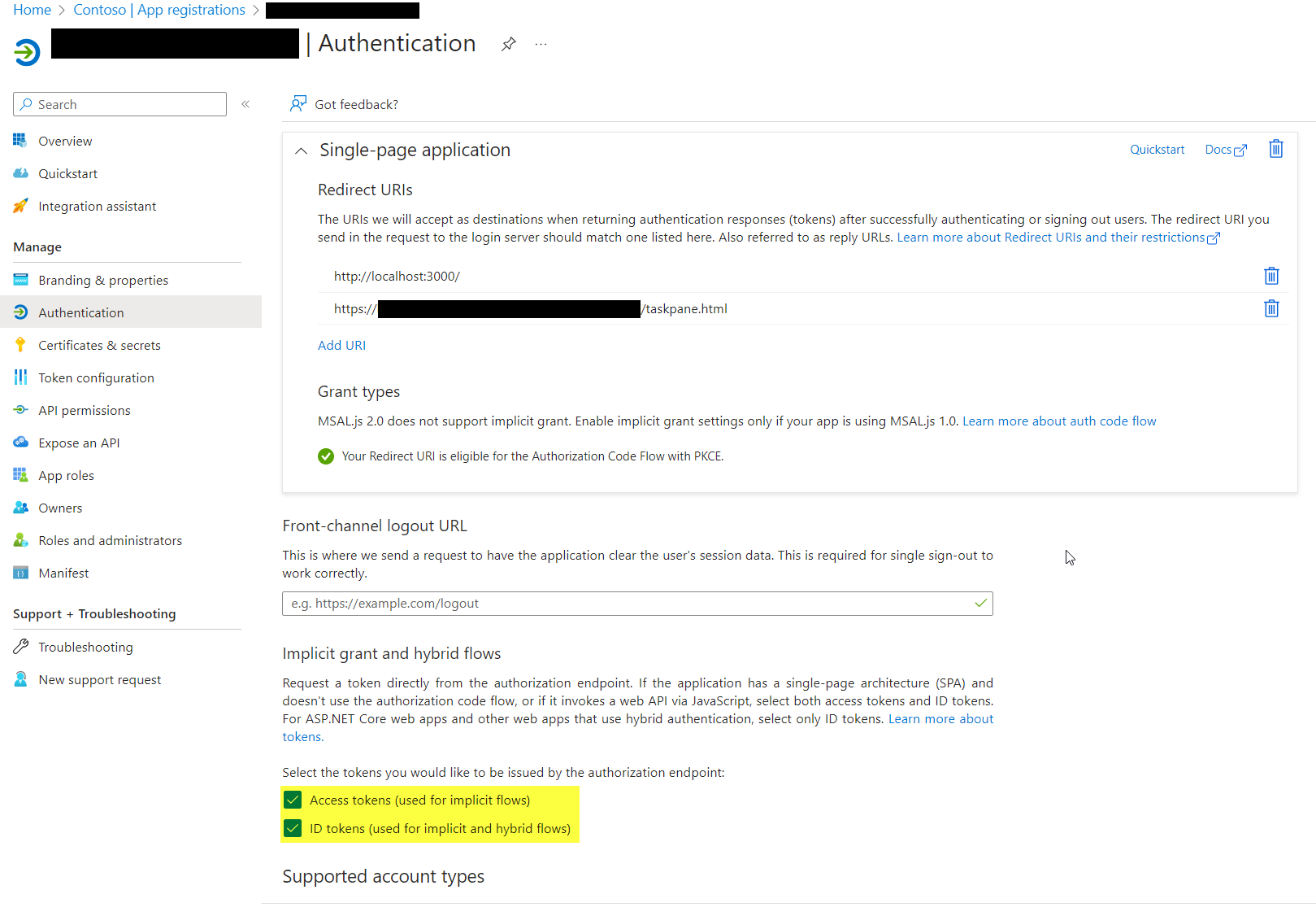 Register App Authentication