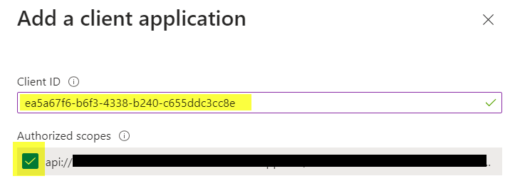 Register App Add Client Application