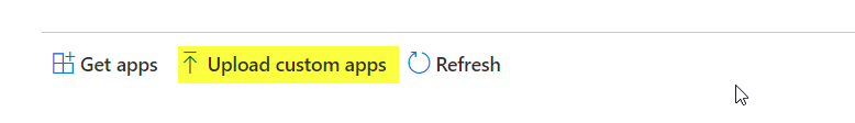 Upload Custom Apps
