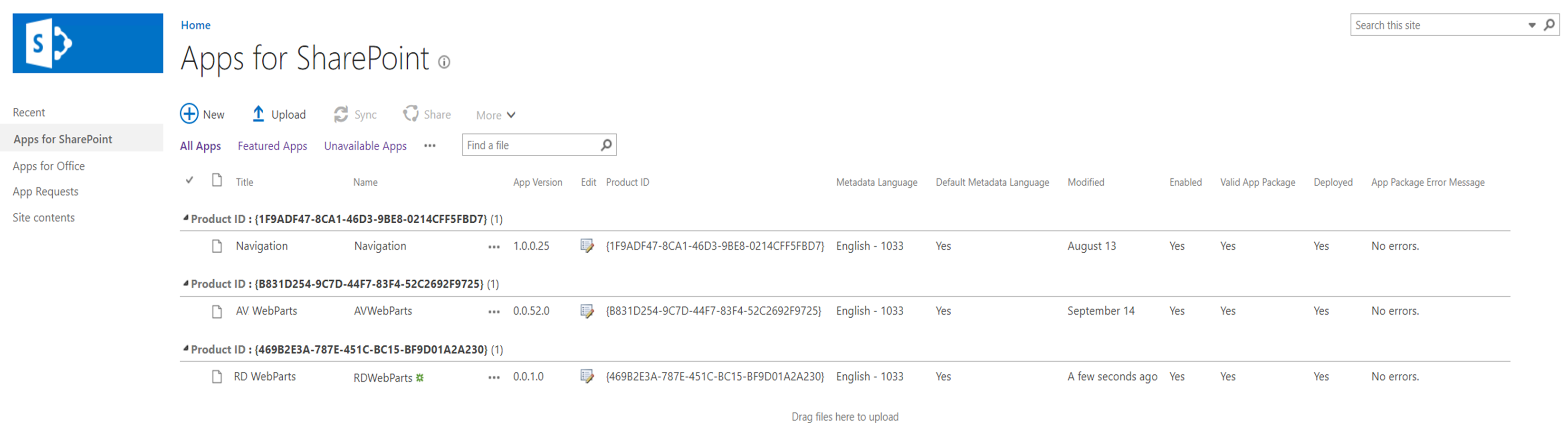 App Catalog