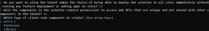 Project options