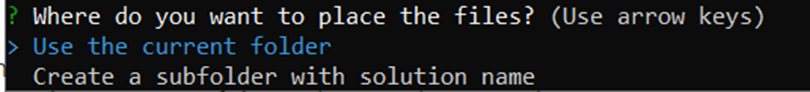 Subfolder