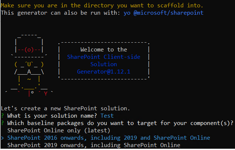 SharePoint version selection
